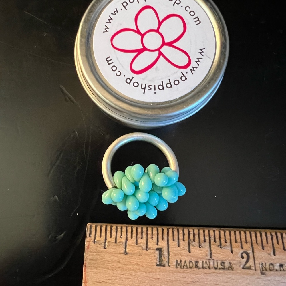 Turquoise Beaded Ring